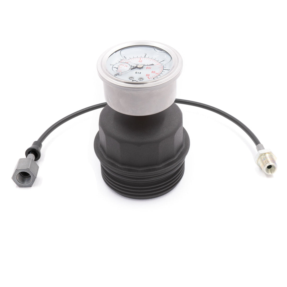 EasyCheck - Mercedes universal oil pressure gauge for all vehicles with oil filter cap